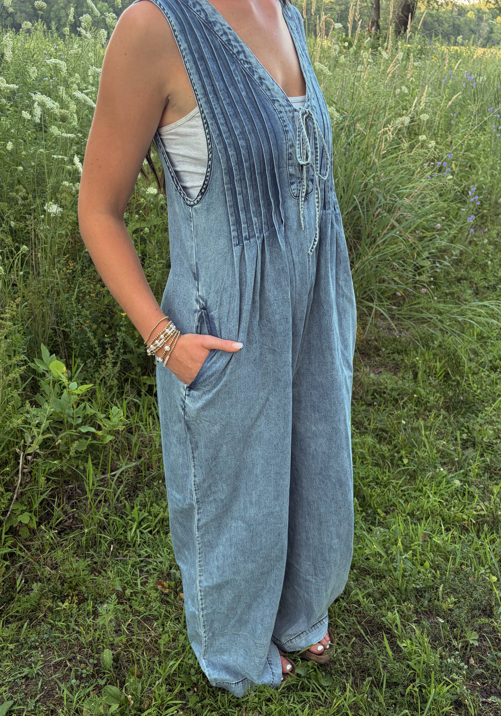 Free Spirit Denim Jumpsuit