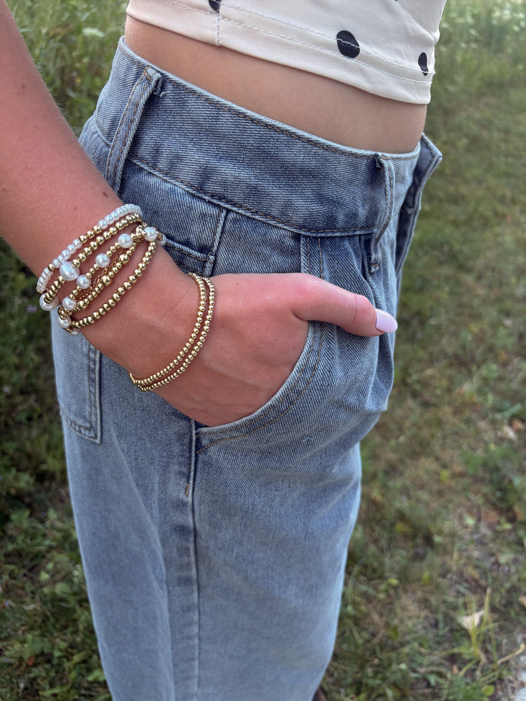 Light Wash Wide-Leg Jeans RUNS BIG!!!