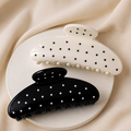 Polka Dot Claw Clip